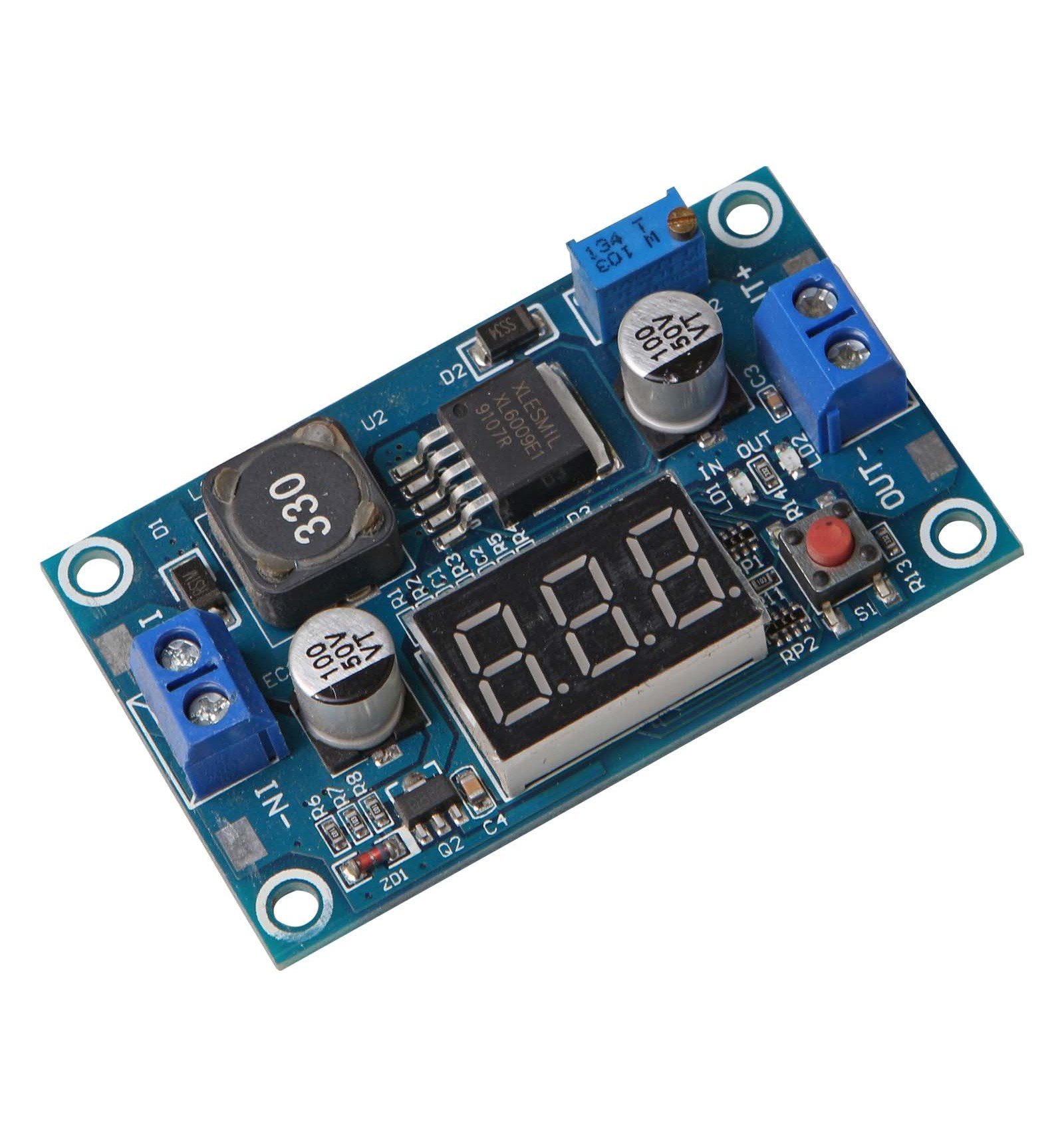 XL6009 4A DC-DC Step Up Power Supply Module with Display