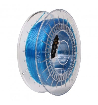 Fillamentum 98A TPU Filament – 1.75mm Blue Transparent 0.5kg - Cover