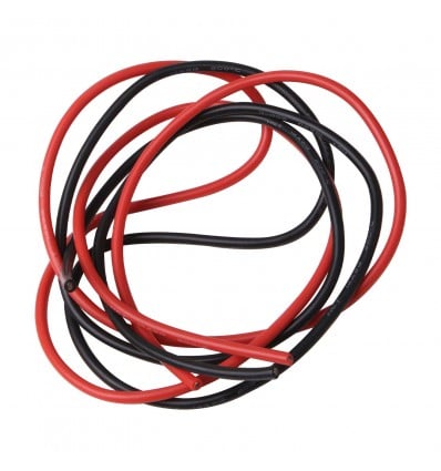 Silicone Wire Pair – Black & Red, 14AWG, 1m - Cover