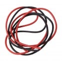 Silicone Wire Pair – Black & Red, 14AWG, 1m
