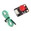 Digital Push Button - Red, Internal LED, Gravity Series - Cover