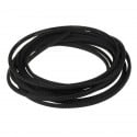 Black Braided PET Cable Sleeve – 5m Length