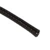 Black Braided PET Cable Sleeve – 5m Length - Zoomed