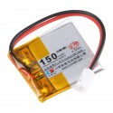 LiPo Battery 3.7V 150mAh – 25x24x3.5mm 1C 1Cell