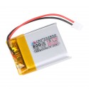 LiPo Battery 3.7V 800mAh - 37x30x6.5mm 1C 1Cell with PH2.0 connector
