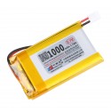 LiPo Battery 3.7V 1000mAh - 51x30x6mm 1C 1Cell with PH2.0 connector