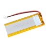 LiPo Battery 3.7V 1000mAh - 66x27x4mm 1C 1Cell with PH2.0 connector - Back