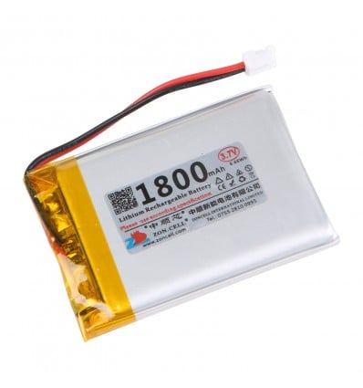 LiPo Battery 3.7V 1800mAh - 52x34x8mm 1C 1Cell with PH2.0 connector - Cover