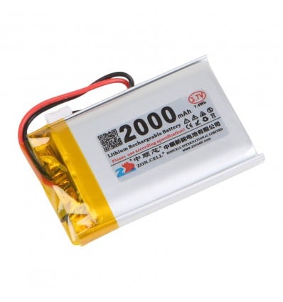 LiPo Battery 3.7V 2000mAh - 51x34x9mm 1C 1Cell with PH2.0 connector - Cover