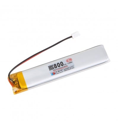 LiPo Battery 3.7V 800mAh - 81x18x4.5mm 1C 1Cell with PH2.0 connector - Cover