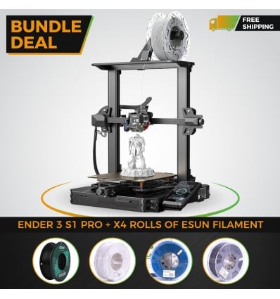 Bundle: Ender-3 S1 Pro & 4x eSUN PLA+ Filament - Cover
