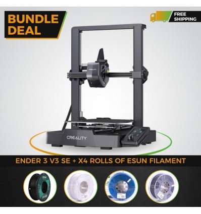 Bundle: Ender-3 V3 SE & 4x eSUN PLA+ Filament - Cover
