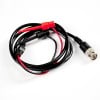 BNC Male Plug to Dual Hook Test Cable - Front
