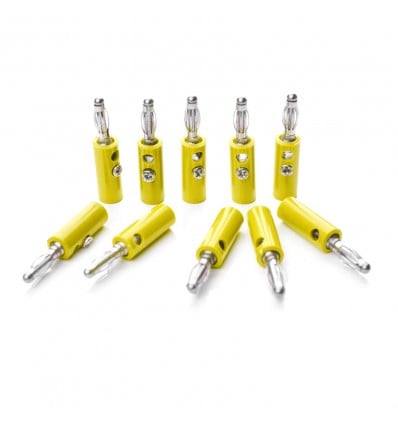 Male Banana Plug Connector – Yellow - Cover