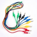5 Banana Plug Male Cable Kit – Colour-Coded