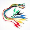 5 Banana Plug Male Cable Kit – Colour-Coded - Connectors