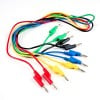 5 Banana Plug Male Cable Kit – Colour-Coded - Top