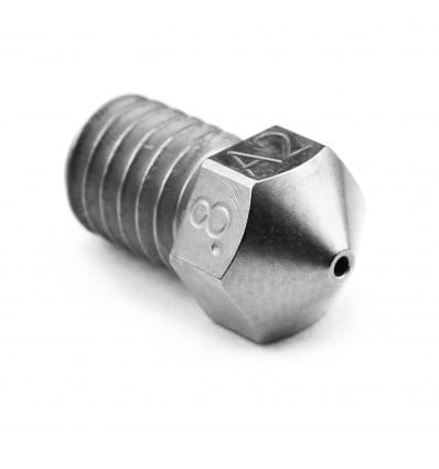0.8mm Micro Swiss E3D Nozzle for 1.75mm – Plated A2 Tool Steel