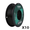 Bundle Deal: x10 eSUN Black PLA+ Filament - Cover