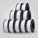 Bundle Deal: x10 eSun Solid White PETG Filament