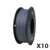 Bundle Deal: x10 eSUN Grey PLA+ Filament - Single