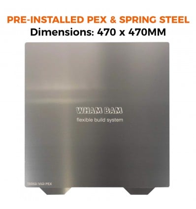 Wham Bam PEX Preinstalled Flexi Plate – 470x470mm