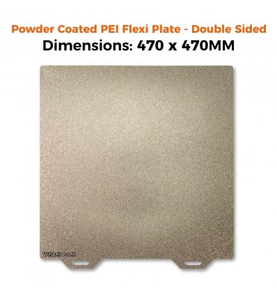 Wham Bam Powder Coated PEI Flexi Plate – 470x470mm Double Sided