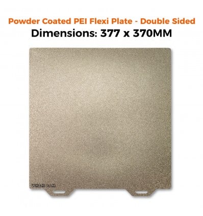 Wham Bam Powder Coated PEI Flexi Plate – 370x377mm Double Sided