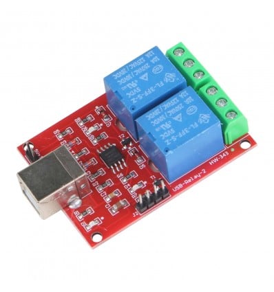 2 Channel 5V Relay Module 10AMP USB - Cover