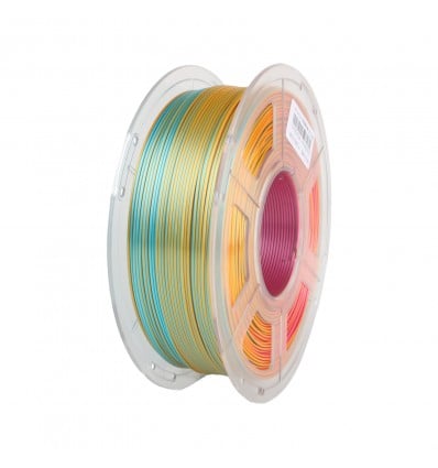 SunLu Tri-Colour Silky PLA+ Filament - 1.75mm Red-Yellow-Green