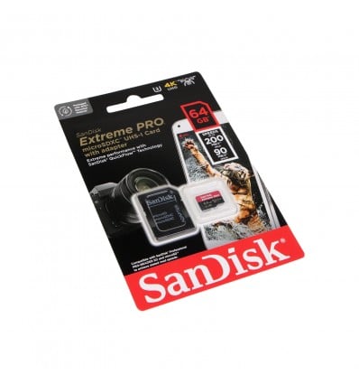 64GB Micro SD Card - SanDisk Extreme Pro | Class 10 | UHS-1 U3