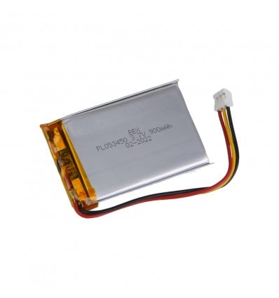 LiPo Battery 3.7V 900mAh - 52x34.5x5.2mm with PH2.0 3-pin connector