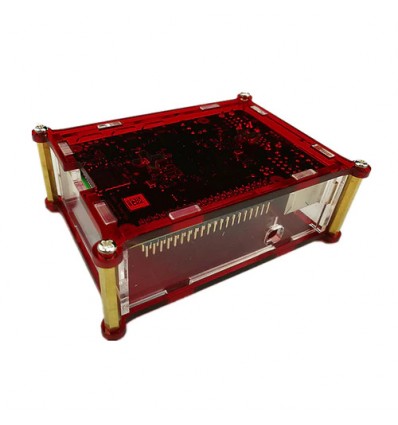 Raspberry Pi 4 Two-Tone Acrylic Case – red