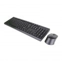 LekkerMotion KM210 Keyboard & Mouse – Black, Wireless