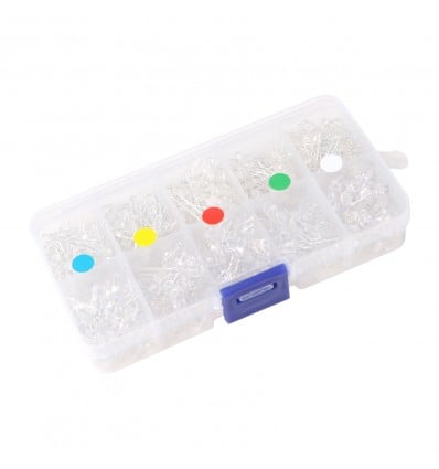 300pc Multicolour LED Box Kit – 3mm & 5mm - Cover