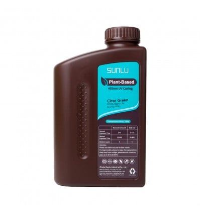 SunLu Plant-Based Resin – Clear Green 1 Litre