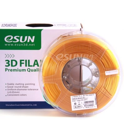 eSUN PLA Filament - 1.75mm Gold 1kg