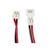 Molex 1.25 2-Pin Male and Female Connector Cable Pair - Close Up