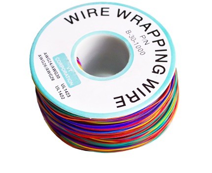 US Seller 200M 30awg 8 color 8-wire hookup wire wrap spool 25M each color 