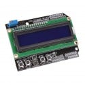 LCD Display 16x2 White on Blue - LCD Arduino Shield with Keypad