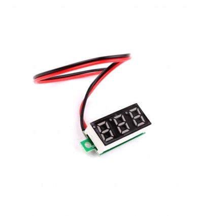 Voltage Meter Display, 2.7-30V, Red LED, 2 Wire