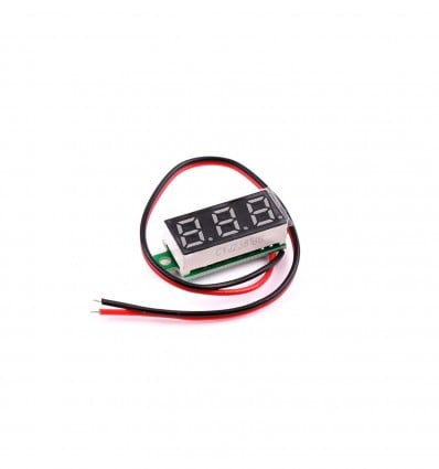 Voltage Meter Display, 2.7-30V, Green LED, 2 Wire