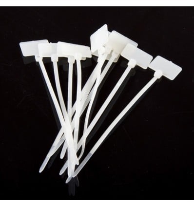Nylon Cable Ties with Tags - 10 Pack