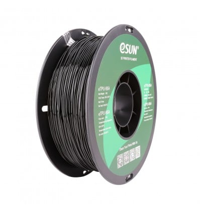 eSUN eFlex TPU Filament - 1.75mm Black Semi-Flexible