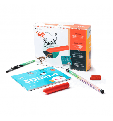 3Dsimo Basic: Low Temperature 3D Printing Pen - Starter Pack