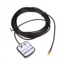 Active GPS Antenna - 6m Cable, SMA Plug, Magnetic Base