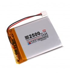 7.4V Lipo 2500mAh Battery (Arduino Power Jack) - DFRobot