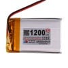 LiPo Battery 3.7V 1200mAh 1C 1Cell - Specifications