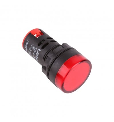 12V LED Signal Light - Red - Cover