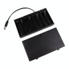 AA Battery Holder with Cover & Switch - Eight Slot - Open